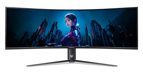 Acer Predator Z57bmiiphuzx écran MiniLED incurvé de 57 pouces avec résolution DUHD (7680 x 2160)