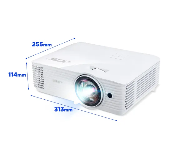 Acer S1386WH Vidéoprojecteur, 1280 x 800 WXGA, 3600 Lumen