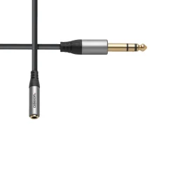 Adaptateur audio stéréo jack 6,3mm vers stéréo jack 3,5mm M/F celexon PRO 0,25 m