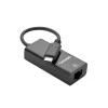Adaptateur celexon USB-C vers Ethernet M/F, noir