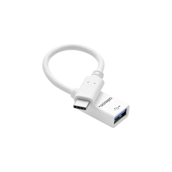 Adaptateur celexon USB-C vers USB-A M/F, blanc