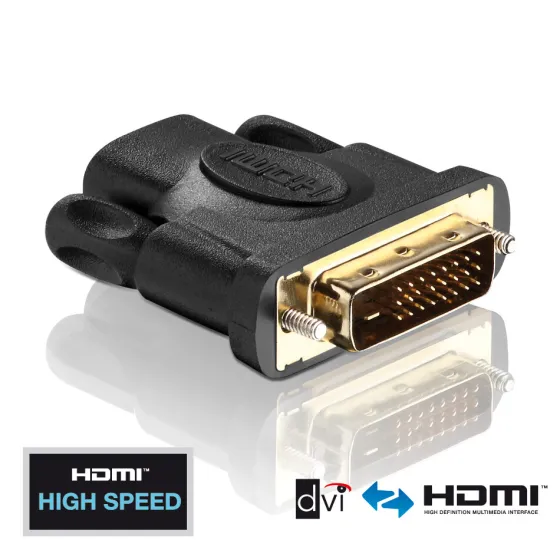 Adaptateur DVI-D Mâle / HDMI Femelle - Basic+ Series - v1.3
