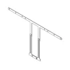 Adaptateur Hagor de caméra Logitech MeetUp pour Display de 55” - 75”