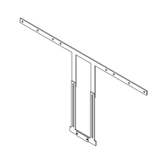Adaptateur Hagor de caméra Logitech MeetUp pour Display de 55” - 75”
