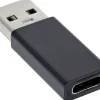 Adaptateur InLine USB 3.2 Gen.1, USB-A mâle vers USB Type-C femelle