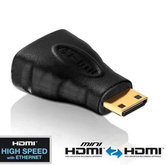 Adaptateur Mini-HDMI Mâle / HDMI Femelle - Basic+ Series - v1.3