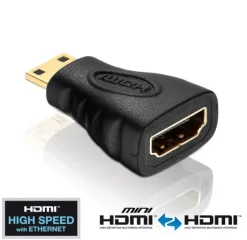 Adaptateur Mini-HDMI Mâle / HDMI Femelle - Basic+ Series - v1.3