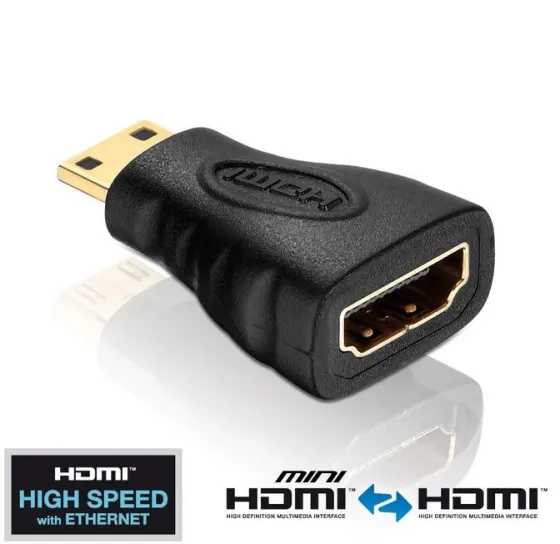 Adaptateur Mini-HDMI Mâle / HDMI Femelle - Basic+ Series - v1.3