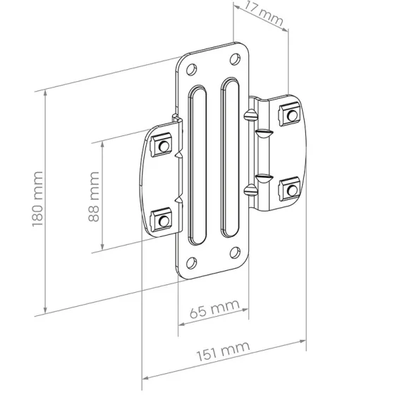 Adaptateur mural Hagor CPS Super Slim