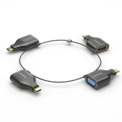 Adaptateur PureLink en anneau 4x USB-C vers mini DisplayPort, DisplayPort, HDMI et VGA