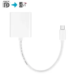 Adaptateur PureLink Mini DP + Thunderbolt vers DVI, blanc