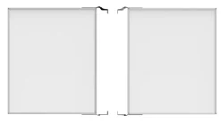 Ailes latérales tableau blanc celexon Expert pour écrans interactifs 86"