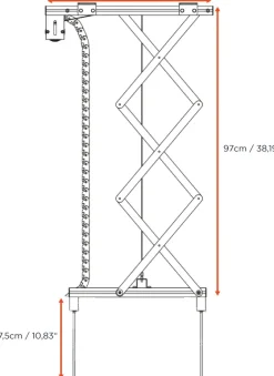 Ascenseur motorisé celexon PL1000 Plus