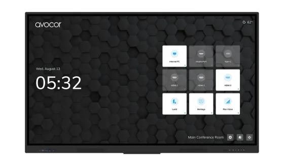 Avocor AVE-8650 Écran interactif E-50 série 86 pouces 4K à LED infrarouges pour une collaboration intelligente