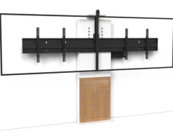 AXEOS STILIX WIDE - Système double écran (DB) sol/mur pour 2x 52 à 70" écrans