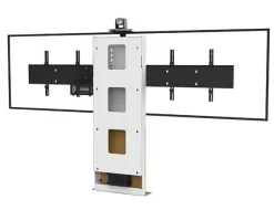 AXEOS STILIX WIDE - Système double écran (DB) sol/mur pour 2x 52 à 70" écrans