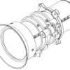 Barco 33R9832755 Objectif pour PGXG-61B/PGWX-61B/PGWU-61B/PGWU-62L - focale standard