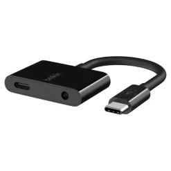 Belkin RockStar adaptateur audio jack 3,5 mm et adaptateur de charge USB-C