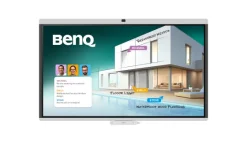 BenQ CM5505 Écran interactif de 55 pouces avec caméra intégrée pour une collaboration professionnelle efficace et sécurisée