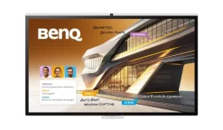 BenQ CP7505 Écran interactif Board 4K de 75 pouces avec caméra intégrée, pour des réunions modernes