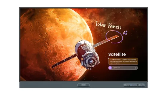 BenQ RP7505 Écran interactif Board Pro 75 pouces pour les écoles et les universités, doté d'une protection antibactérienne