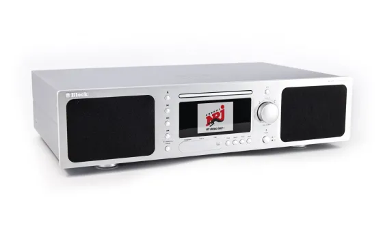 Block BB-200 Récepteur Internet Blu-Ray avec système de haut-parleurs intégré, couleur argent diamant