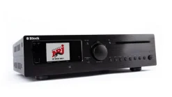 Block CVR-200 Récepteur stéréo Blu-ray avec sortie musicale 2x 100 W pour le streaming et la lecture vidéo, couleur noir saphir
