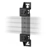 B-Tech BT8390-WFK6 Système X – Support sur rail réglable en hauteur et en profondeur