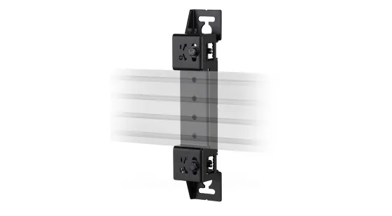B-Tech BT8390-WFK6 Système X – Support sur rail réglable en hauteur et en profondeur