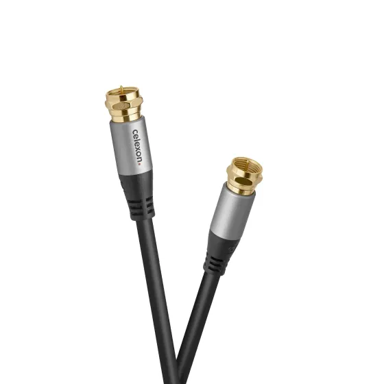 Câble d'antenne satellite fiche F celexon PRO, 2 m