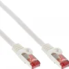 Câble Ethernet InLine RJ45, S/FTP (PiMf), Cat.6, blanc, 25m