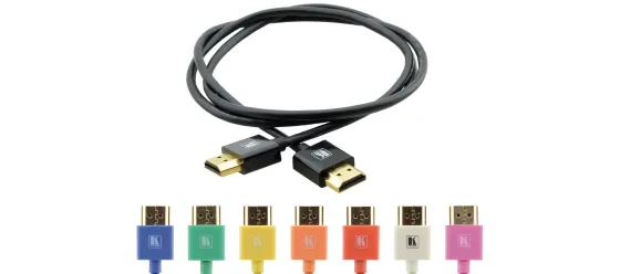 Câble HDMI Kramer haut débit avec Ethernet, 1,8 m rouge