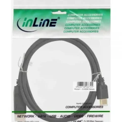 Câble InLine DisplayPort vers HDMI, noir - 0,5 m