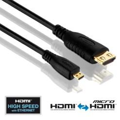 Câble PureLink HDMI/Micro HDMI - PureInstall 1,50m