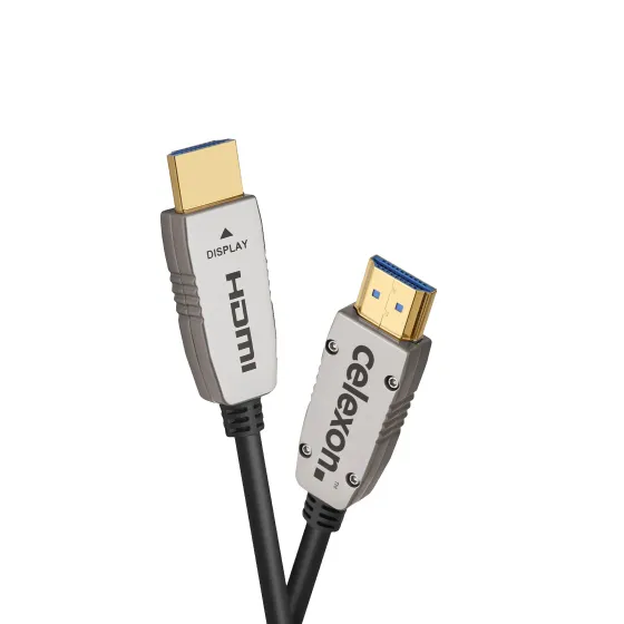celexon UHD Fibre Optique HDMI 2.0b Câble actif 6m, noir