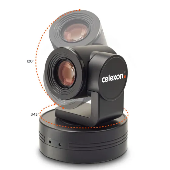 celexon VKS2040 Caméra PTZ, 1920 x 1080 Full HD, 2,1 MP, 30 fps, 72°
