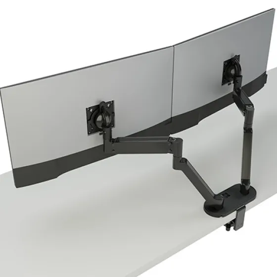 Chief DMA2B - Série Koncis™ - Support de moniteur à deux bras - noir