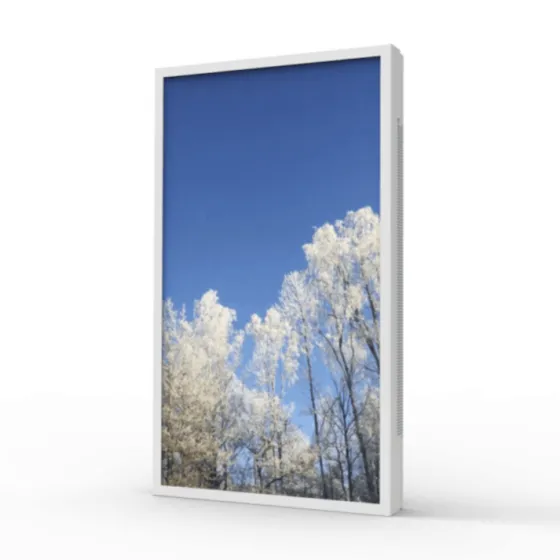 Coffre d'écran extérieur HI-ND pour Samsung OH46B, blanc