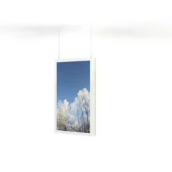 Coffre plafond HI-ND pour vitrine - 75" (portrait), blanc