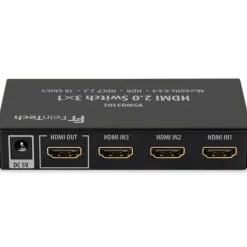 Commutateur FeinTech VSW03102 HDMI 3 In 1 Out | 4K 60Hz | Commutation automatique