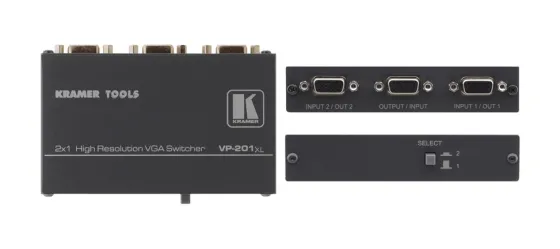 Commutateur VGA/UXGA Kramer VP-201xl 2x1