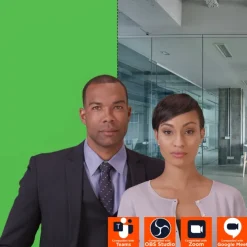 Écran à fond vert celexon mobile Chroma Key Green 150 x 180 cm
