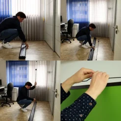 Écran à fond vert celexon ultra-mobile Chroma Key, 150 x 200cm