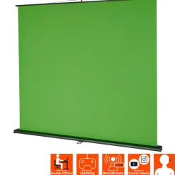 Écran à fond vert celexon ultra-mobile Chroma Key, 150 x 200cm