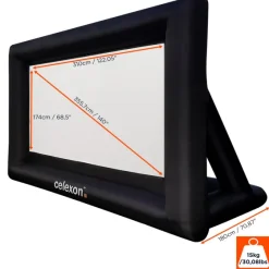 Écran de projection celexon gonflable d'extérieur INF200