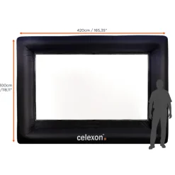 Écran de projection celexon gonflable d'extérieur INF200