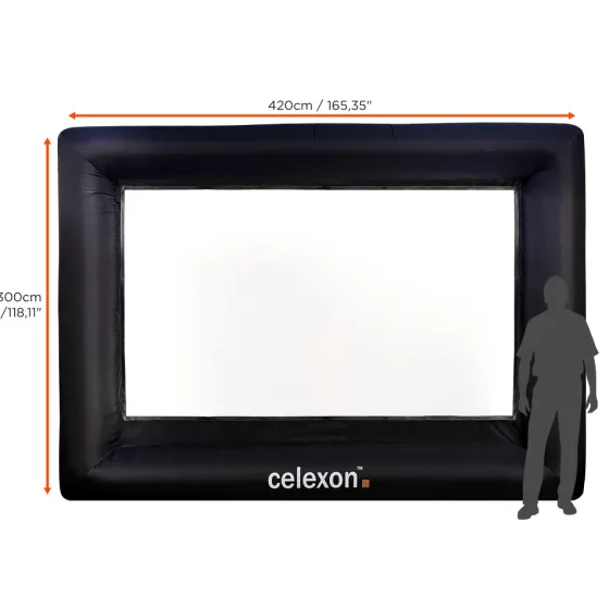 Écran de projection celexon gonflable d'extérieur INF200