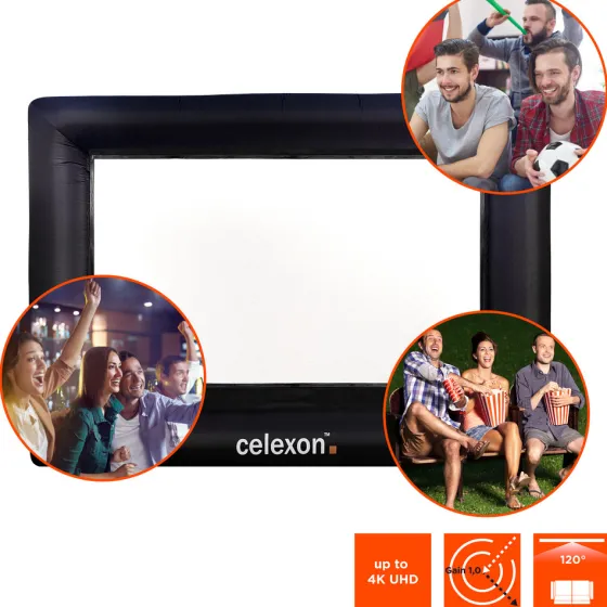 Écran de projection celexon gonflable d'extérieur INF200