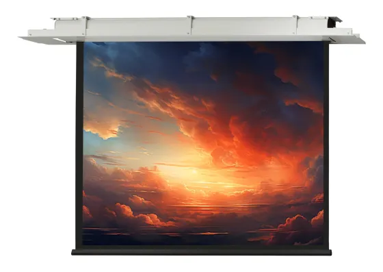 Écran de projection encastrable au plafond motorisé celexon Expert 300 x 225 cm