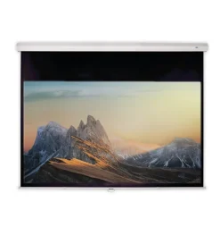 Écran de projection manuel DELUXX Advanced Slowmotion 234 x 175 cm - Blanc Mat Polaro